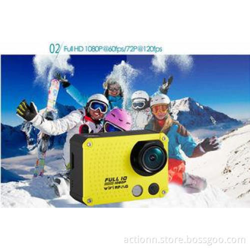 60 Meters Waterproof Sports Action Camera 1080P 4GB ~ 32GB